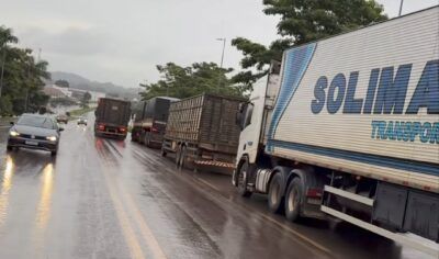 "Pare e Siga" Fluxo intenso e filas quilométricas marcam BR-364 em Jaru