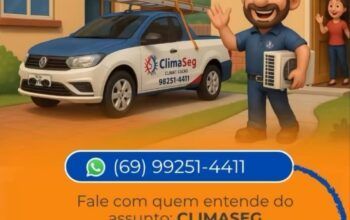 Em Jaru você pode contar com a ClimaSeg Climatização