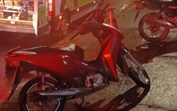 Acidente de trânsito foi registrado na avenida JK, em Jaru e deixa mulher ferida