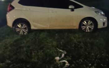 Jaru: Motorista evita colisão e veículo para no canteiro da BR-364 em Jaru