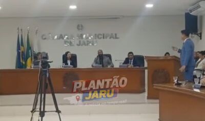Jaru: Sessão na Câmara Municipal tem bate-boca, clima pesado e expõe richa entre vereadores