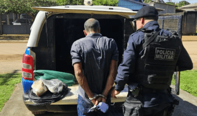 Homem é preso após série de furtos em comércios da cidade de Machadinho