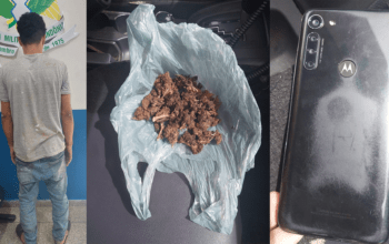 Suspeito é preso com droga e celular furtado em Ouro Preto do Oeste