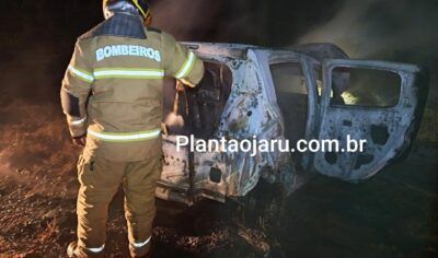 Ariquemes: Tentativa de extorsão com sequestro acaba frustrada e termina com prisão de uma mulher e carro incendiado