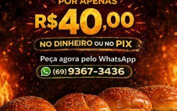 Jaru: Mega promoção na Nota 10 Hambúrgueria agita a cidade com 4 Hambúrguer a $40 reais