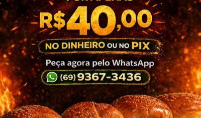 Jaru: Mega promoção na Nota 10 Hambúrgueria agita a cidade com 4 Hambúrguer a $40 reais