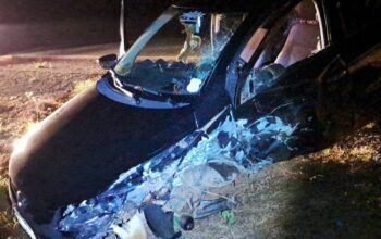 Gol fica destruído após colisão com caminhão-tanque em itapuã do oeste