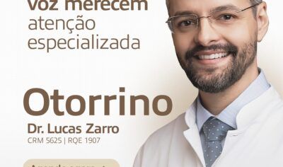 Jaru: Com Dr. Lucas Zarro Otorrinolaringologista, Clin Med amplia cuidados com saúde auditiva, respiratória e vocal