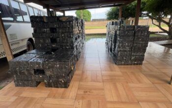 PMRO E PRF APREENDEM MERCADORIAS ILÍCITAS E PRENDE TRÊS PESSOAS POR DESCAMINHO