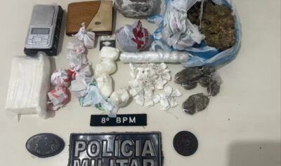 Jaru: Polícia Militar desmonta ponto de tráfico e apreende drogas no setor 01