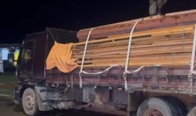 Polícia Militar flagra transporte irregular de madeira em machadinho d’oeste