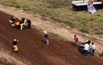 Cacoal: Presidente do Esquadrão do Barro de Jaru, Jhonson, fica ferido após acidente em pista de Motocross