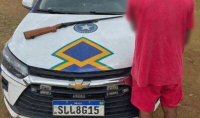 Vale do Anari: Homem é preso após atirar e tentar invadir casa em Zona Rural