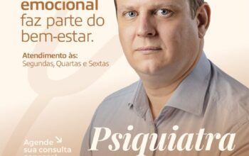 Saúde mental também é prioridade: Clin Med Jaru oferece acompanhamento psiquiátrico com Dr. Pérsio Colombo