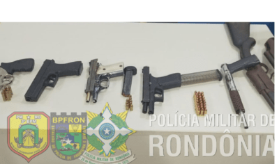 PM apreende armas, drogas e adolescentes durante operação em Chupinguaia