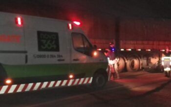 Fatal: Motociclista morre após colisão violenta com carreta na Br-364 trecho entre Ariquemes e Jaru