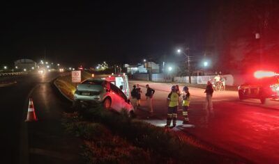 Jaru: Motorista com sinais de embriaguez perde controle de veículo, cai em ribanceira e foge do local na BR-364