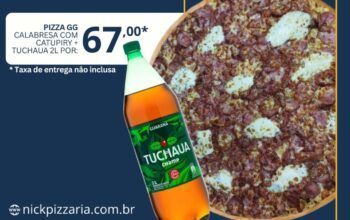 Mega promoção na Nick Pizzaria vira assunto em Jaru; Pizza GG + refrigerante por apenas R$ 67