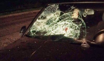 Jaru: Grave colisão entre carro e moto deixa Motociclista gravemente ferido na BR-364 rotatória do Savana