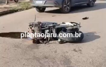 Motociclista de 24 anos não resiste após violenta colisão e morre no Hospital em Porto Velho