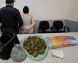 Mulher grávida é conduzida à UNISP após apreensão de quase 100g de maconha