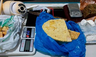 OURO PRETO DO OESTE: POLÍCIA MILITAR APREENDE MAIS DE 2 KG DE DROGAS EM SUPOSTO DEPÓSITO DE FACÇÃO CRIMINOSA