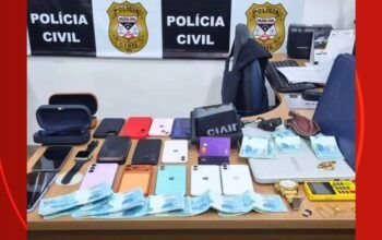 Polícia Civil apreende celulares roubados, dinheiro e joias durante operação em Rondônia