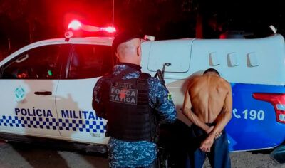 Polícia Militar prende foragido após perseguição e cerco tático em Ji-Paraná