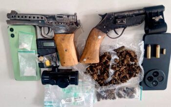 Ouro Preto: Polícia Militar apreende drogas, armas e munições durante operação