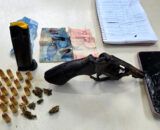 Polícia Militar apreende arma, munições e drogas em ação contra facção em Ji-Paraná