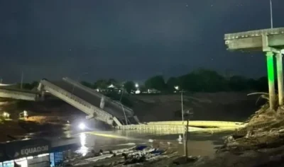 Ponte Frei Paolino Baldassari desaba e deixa quatro feridos no interior do Acre