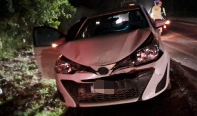 Jaru: Colisão traseira entre Toyota Yaris e Ford Ranger é registrada na BR-364 no KM 428