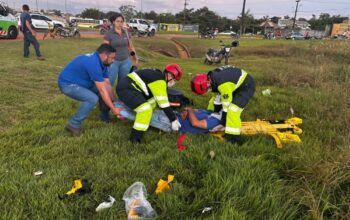 Jaru: Fiat Toro atinge Volkswagen Gol na entrada do Savana Park e deixa quatro feridos