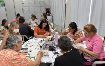 Centro de Atenção Psicossocial de Jaru promove oficina de pintura terapêutica em grupo