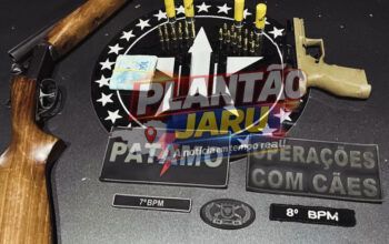PATAMO apreende duas armas e prende homem durante operação em Machadinho d’Oeste