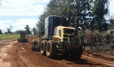 Patrolamento da Linha 614 entra na reta final; equipes da Prefeitura de Jaru seguem para a Linha 612