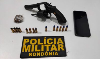 OURO PRETO DO OESTE: SUSPEITO DE HOMICÍDIO REAGE À ABORDAGEM DA PM, É CONTIDO E PRESO