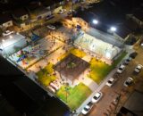 Prefeitura de Jaru inaugura nova praça pública e quadra poliesportiva no bairro Jardim Primavera