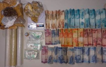 Ouro Preto: suspeitos fogem por área de mata, abandonam drogas e dinheiro durante abordagem da PM