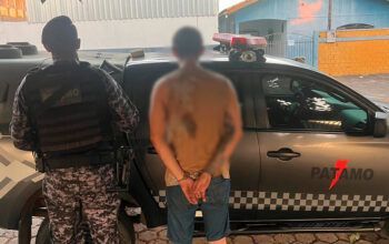 JI-PARANÁ: POLÍCIA MILITAR CUMPRE MANDADO DE PRISÃO E CAPTURA FORAGIDO DA JUSTIÇA NO CENTRO DA CIDADE