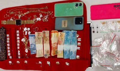 OURO PRETO DO OESTE: POLÍCIA MILITAR DESARTICULA PONTO SUSPEITO DE TRÁFICO E RECUPERA JOIAS