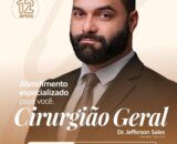 ClinMed Jaru oferece atendimento em cirurgia geral com Dr. Jefferson Sales