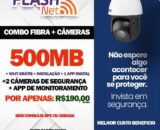 Imperdível! FlashNet Jaru lança combo com internet de 500 Mega e câmeras de segurança