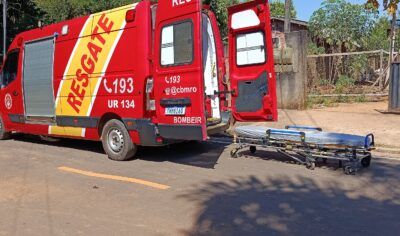 Jaru: Homem com obesidade severa fratura a perna após queda dentro de casa