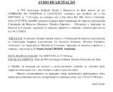 WS Associação de Jaru abre licitação para contratação de empresa e aquisição de materiais esportivos