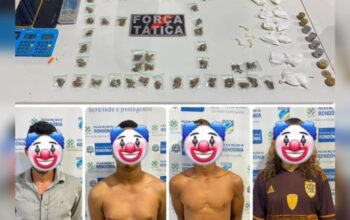 CERCO DA PM TERMINA COM TRÊS PRESOS, ADOLESCENTE APREENDIDA E GRANDE APREENSÃO DE DROGAS EM PORTO VELHO