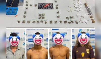 CERCO DA PM TERMINA COM TRÊS PRESOS, ADOLESCENTE APREENDIDA E GRANDE APREENSÃO DE DROGAS EM PORTO VELHO