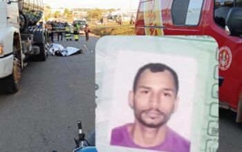 Jaru: Motociclista morre após colidir na traseira de caminhão leiteiro na Av JK