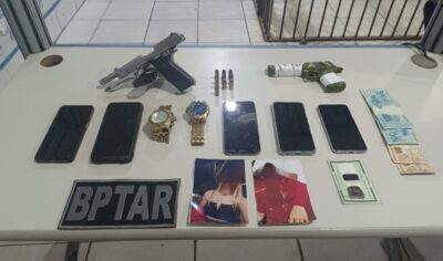 PM APREENDE ARMAS E PRENDE DOIS SUSPEITOS DURANTE OPERAÇÃO CONTRA O CRIME ORGANIZADO EM PORTO VELHO