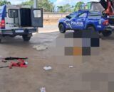 Urgente: Um suspeito morre e outro fica ferido após troca de tiros com a Força Tática na Br-364 entrada de Cujubim